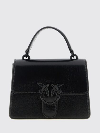 PINKO Mini Love Bag One Top Handle Light in Leather