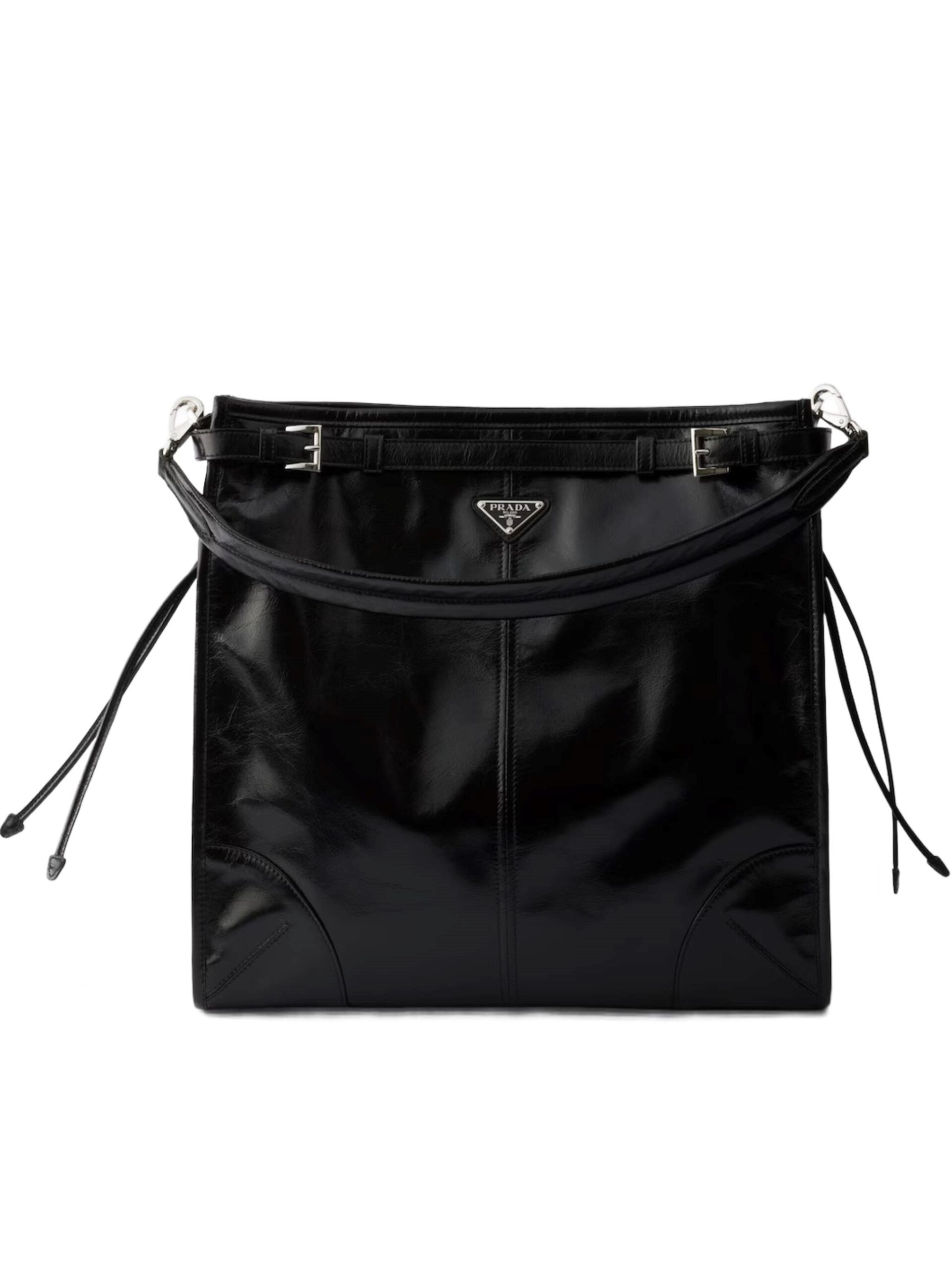 PRADA Prada Bonnie Leather Crossbody Bag