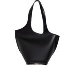 The Attico La Scoop Leather Shoulder Bag