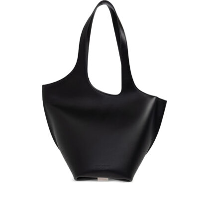 The Attico La Scoop Leather Shoulder Bag