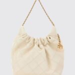 TORY BURCH Fleming Mini Leather Shoulder Bag with Chain Handle