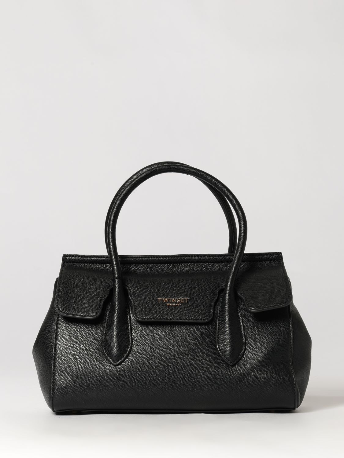 Twinset Grained Faux Leather Bag
