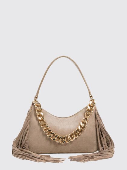 Twinset Liliane Suede Fringed Bag