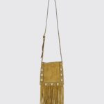 VALENTINO GARAVANI Nellcôte Suede Bag with Studs and Fringes