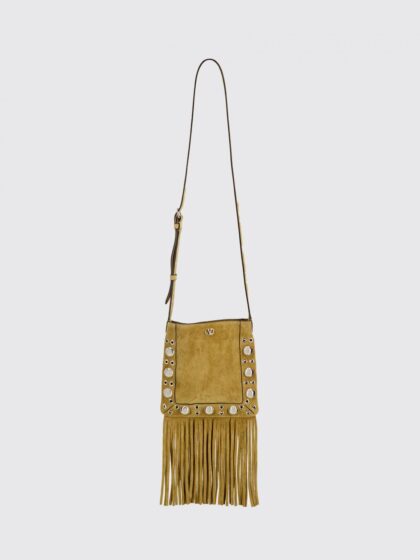 VALENTINO GARAVANI Nellcôte Suede Bag with Studs and Fringes
