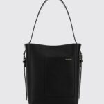 VALEXTRA Grained Leather Bucket Bag