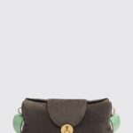 VERSACE Crossbody Bag Woman color Dove Grey