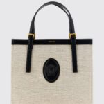 VERSACE Tote Bag Woman color Beige