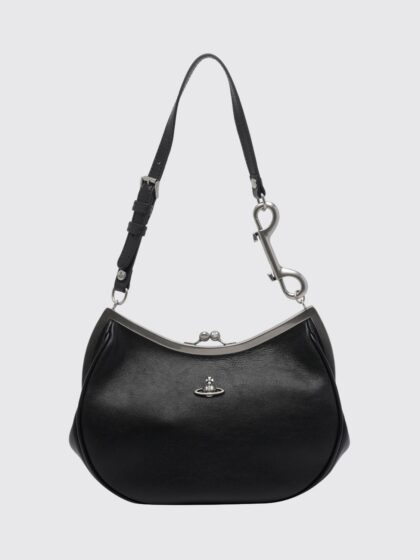 VIVIENNE WESTWOOD Frame Purse Leather Shoulder Bag