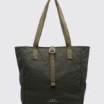 A. P.C. Archive Tote Bag in Nylon with Double Handle and Printed Logo