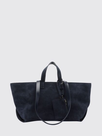A. P.C. Le Drummer Large Suede Tote Bag with Four Handles