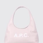 A. P.C. Ninon Synthetic Leather Shoulder Bag with Printed Logo