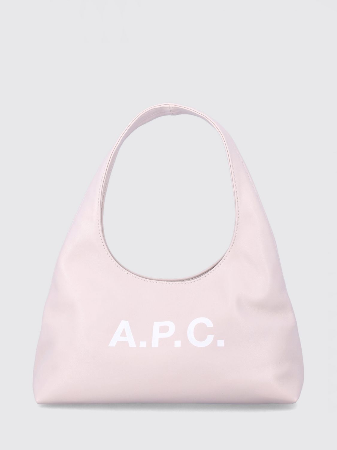 A. P.C. Ninon Synthetic Leather Shoulder Bag with Printed Logo