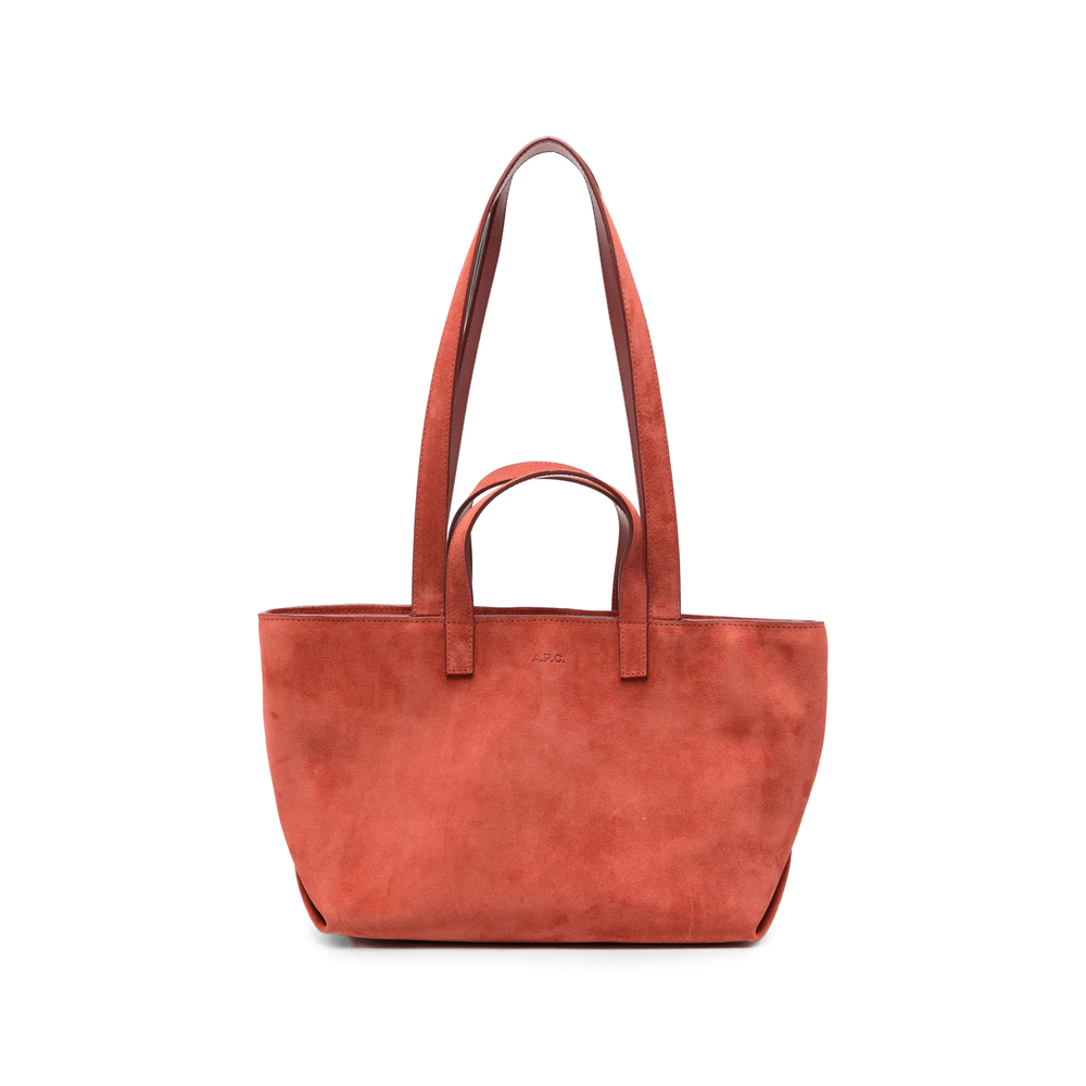 A. p.c. Suede Tote Bag