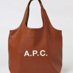 A. P.C. Tote Bag Woman color Brown