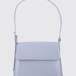 A. P.C. Virginie Smooth Leather Shoulder Bag with Flap Closure