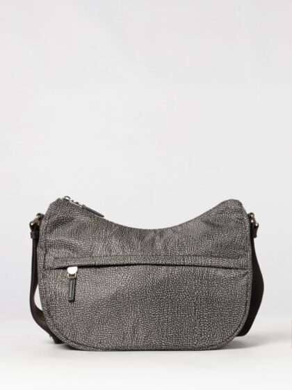 BORBONESE Luna Polka Dot Recycled Nylon Crossbody Bag