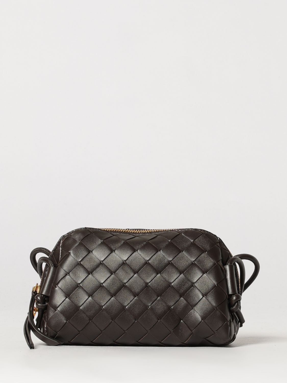 BOTTEGA VENETA Concert Mini Crossbody Bag in Intrecciato Leather with Knots
