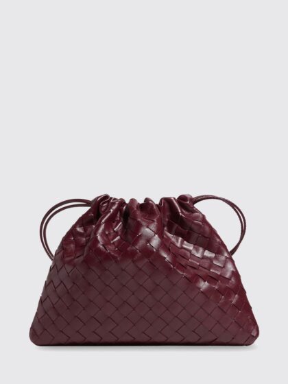 BOTTEGA VENETA Dustbag Intrecciato Calfskin Bucket Bag with Drawstring