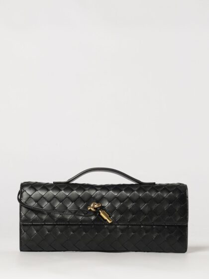 BOTTEGA VENETA Medium Andiamo Intrecciato Lambskin Top Handle Bag