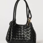 BOTTEGA VENETA Parachute Tote Bag in Intrecciato Leather with Knot Charm