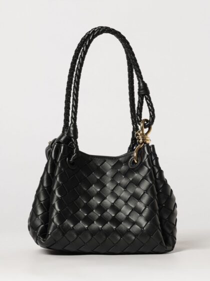 BOTTEGA VENETA Parachute Tote Bag in Intrecciato Leather with Knot Charm