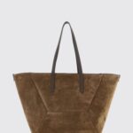 BRUNELLO CUCINELLI BC Duo Tote Shoulder Bag in Suede