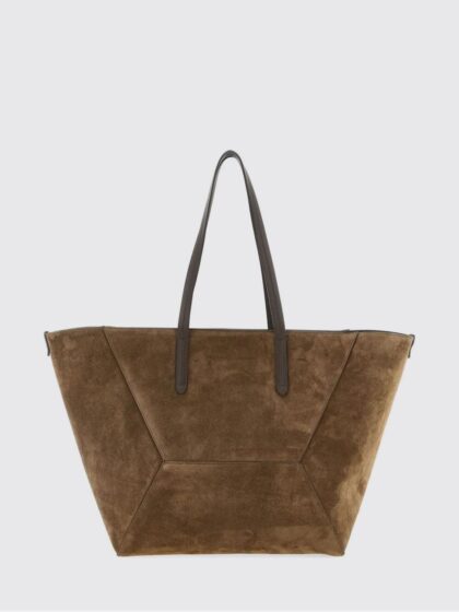 BRUNELLO CUCINELLI BC Duo Tote Shoulder Bag in Suede