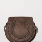 CHLOÉ Marcie Mini Crossbody Bag in Suede Calfskin