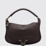 CHLOÉ Marcie Shoulder Bag in Calfskin Leather with Braided Handle