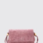 COCCINELLE Thess Mini Suede Bag with Removable Shoulder Strap