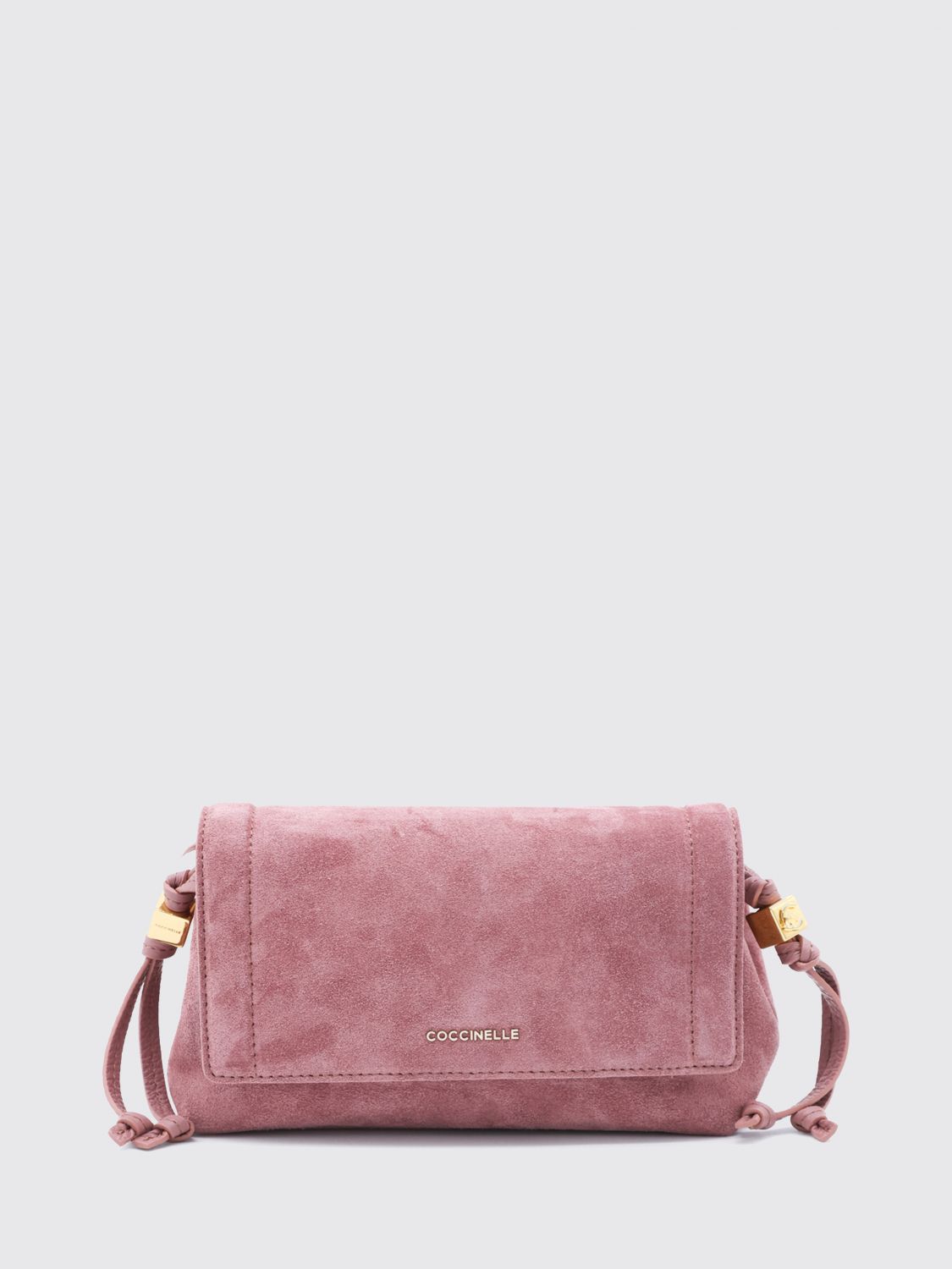 COCCINELLE Thess Mini Suede Bag with Removable Shoulder Strap
