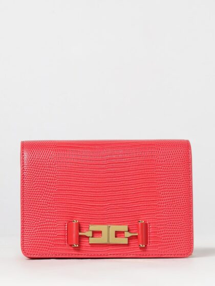 ELISABETTA FRANCHI Monogram Mini Crossbody Bag with Metallic Logo