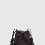 ETRO Kalispera Mini Bucket Bag in Lambskin Leather with Tassels