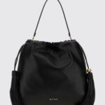 ETRO Kalispera Smooth Lambskin Leather Bucket Bag with Tassels