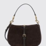 ETRO Pony Suede Shoulder Bag with Pegaso Logo Buckle