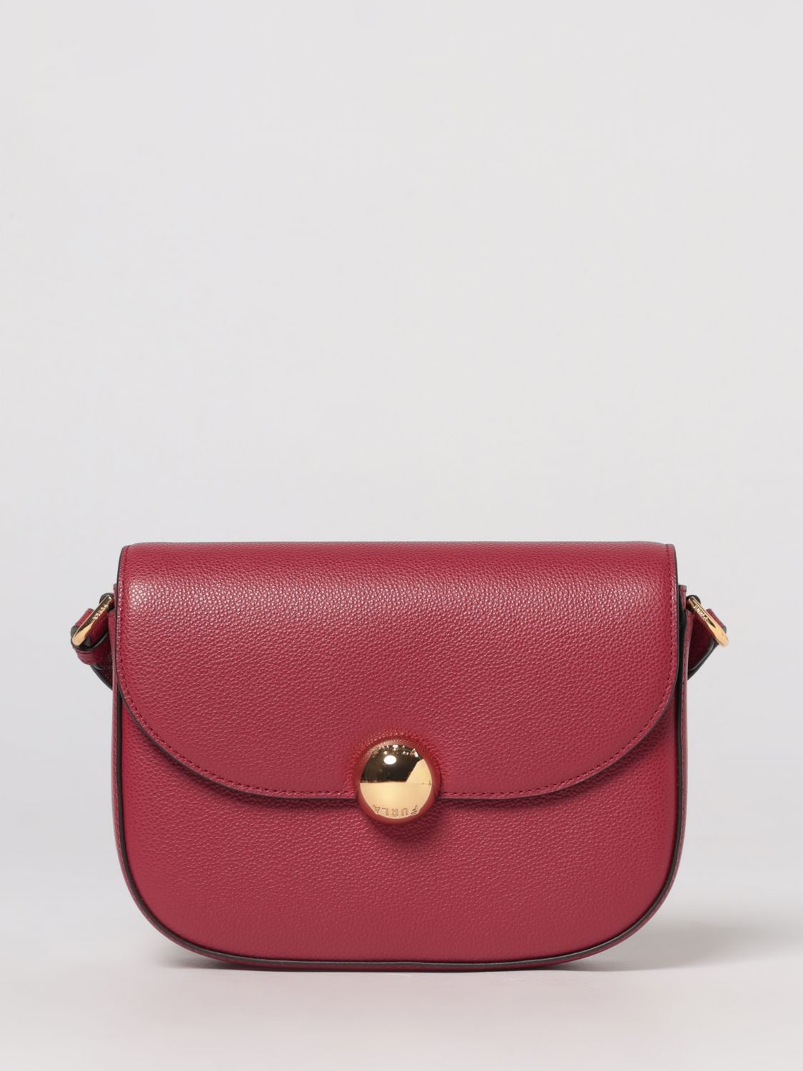 FURLA Crossbody Bag Woman color Burgundy