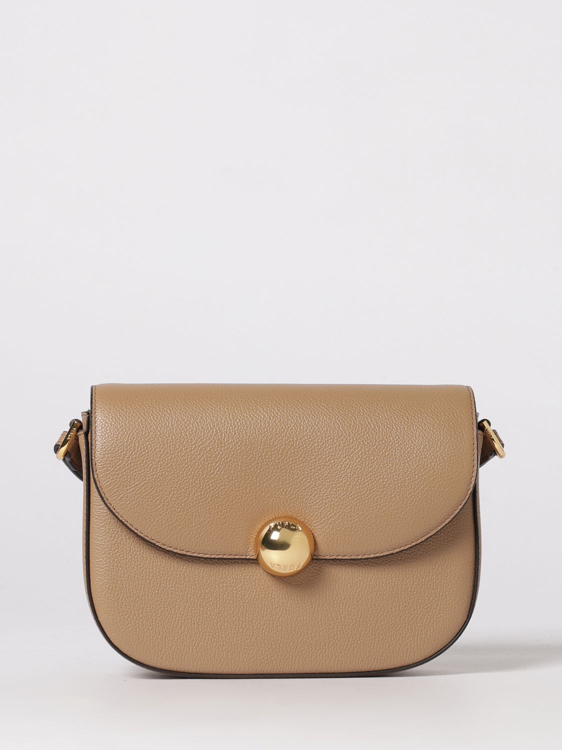 FURLA Crossbody Bag Woman color Camel