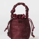 GANNI Mini Bag Woman color Burgundy