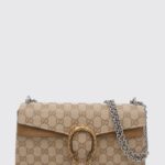 GUCCI Crossbody Bag Woman color Beige