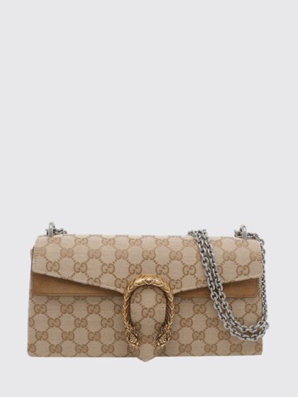 GUCCI Crossbody Bag Woman color Beige