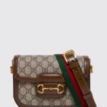 GUCCI Crossbody Bag Woman color Beige