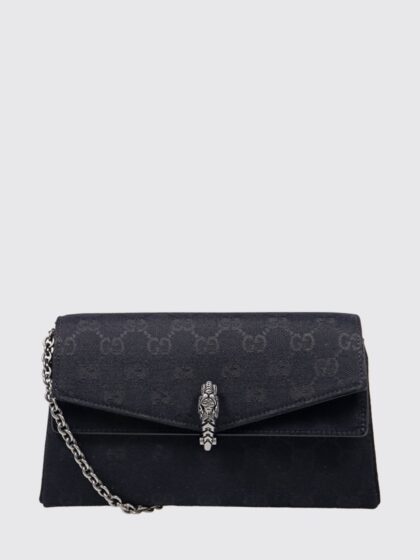 GUCCI Dionysus Monogram Leather Mini Shoulder Bag with Chain Strap
