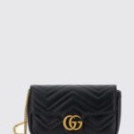 GUCCI GG Marmont Matelassé Chevron Nappa Mini Shoulder Bag