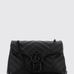 GUCCI GG Marmont Mini Shoulder Bag in Matelassé Nappa with Chain Strap
