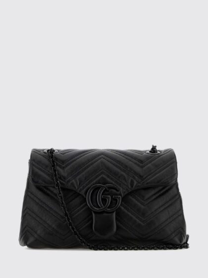 GUCCI GG Marmont Mini Shoulder Bag in Matelassé Nappa with Chain Strap