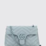 GUCCI Mini Bag Woman color Gnawed Blue
