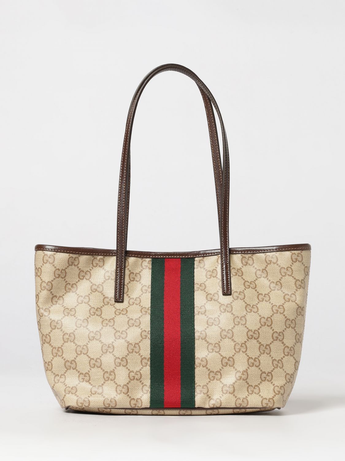 GUCCI Shoulder Bag Woman color Beige