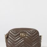 GUCCI Shoulder Bag Woman color Brown