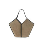 Hereu Calella Distressed-finish Geometric-handle Shoulder Bag